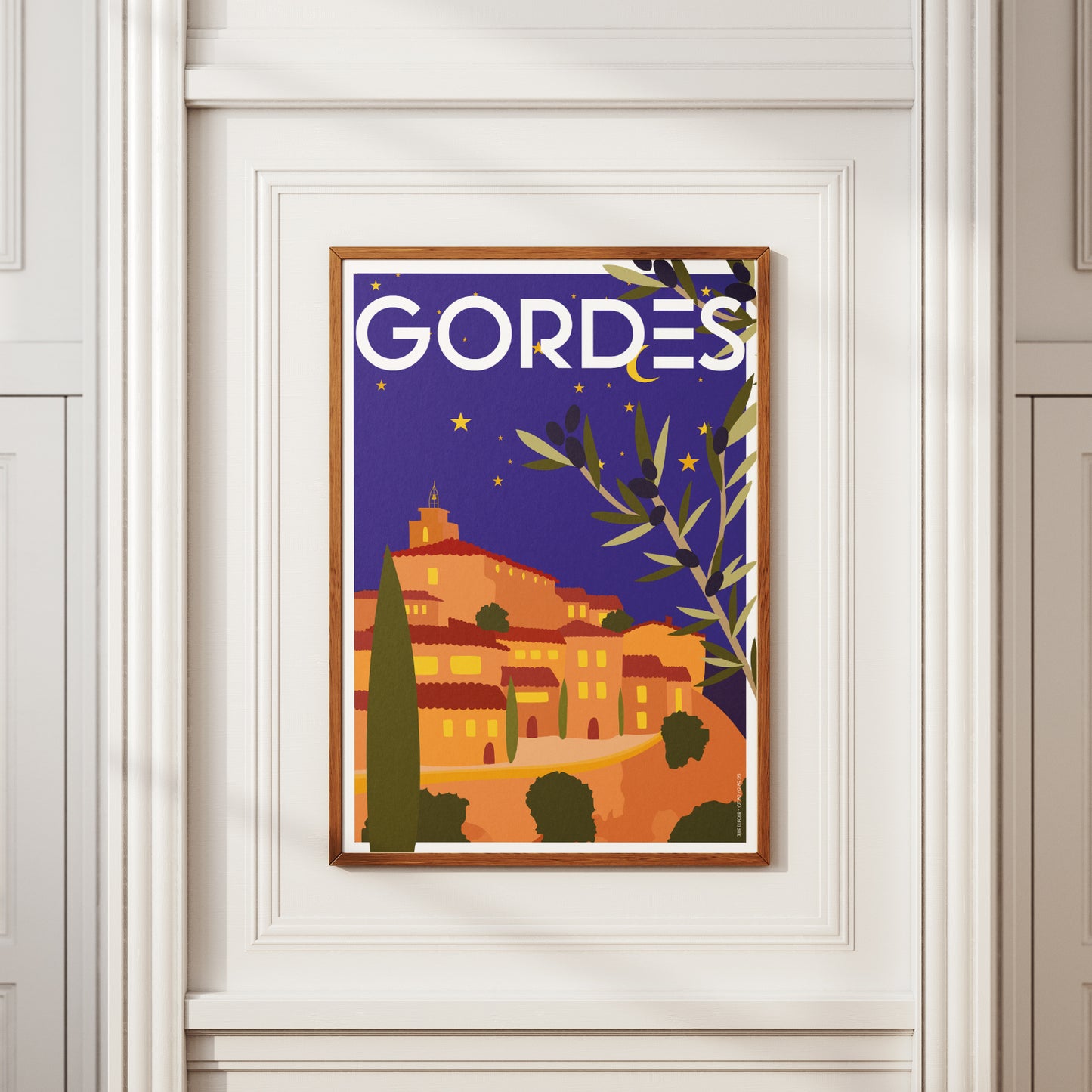 AFFICHE PROVENCE - GORDES 1