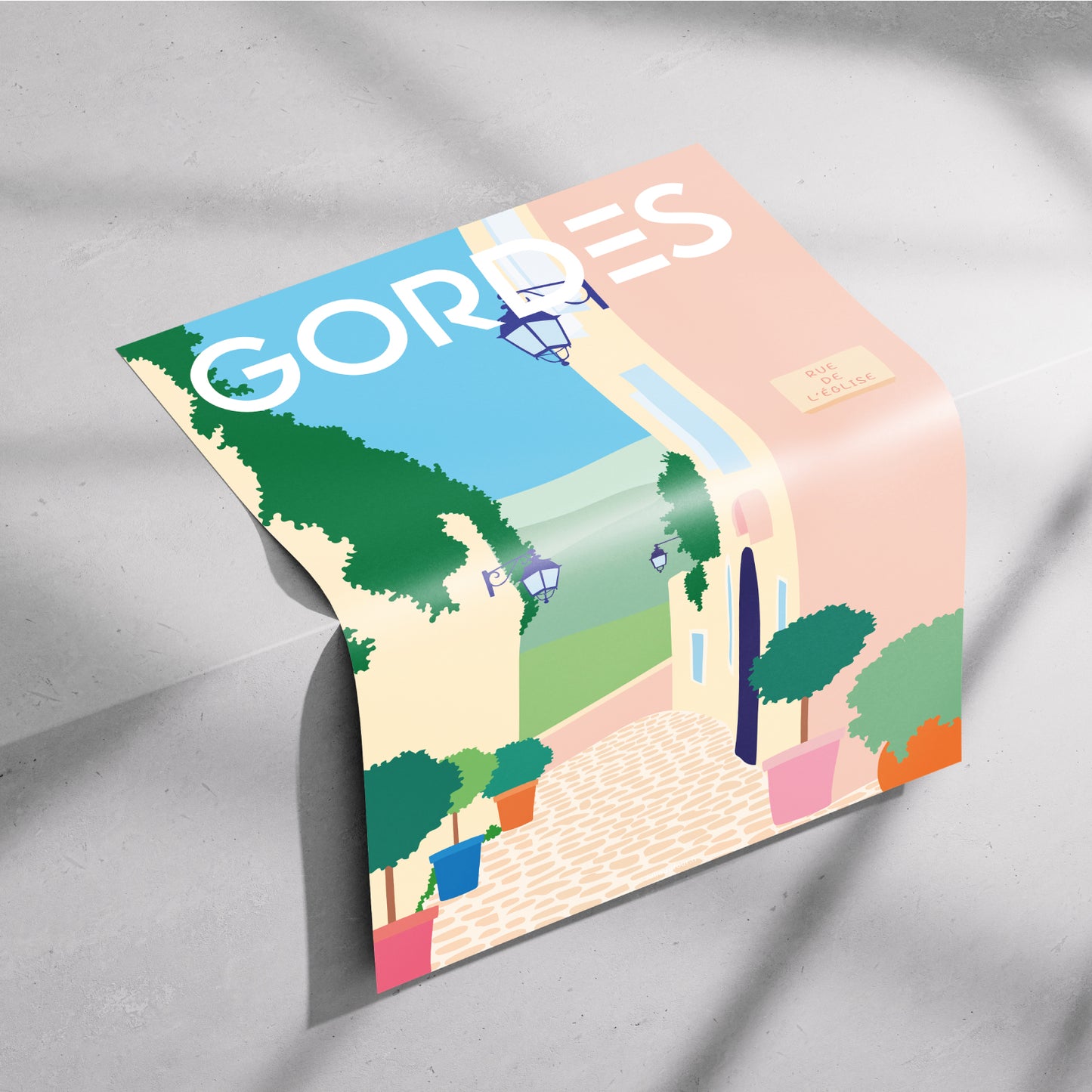 AFFICHE PROVENCE - GORDES 3