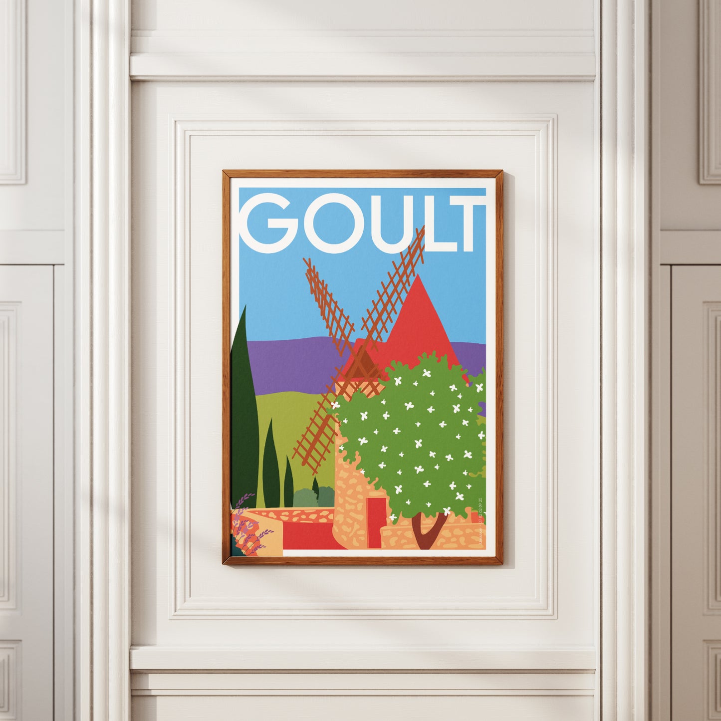 AFFICHE PROVENCE - GOULT 1
