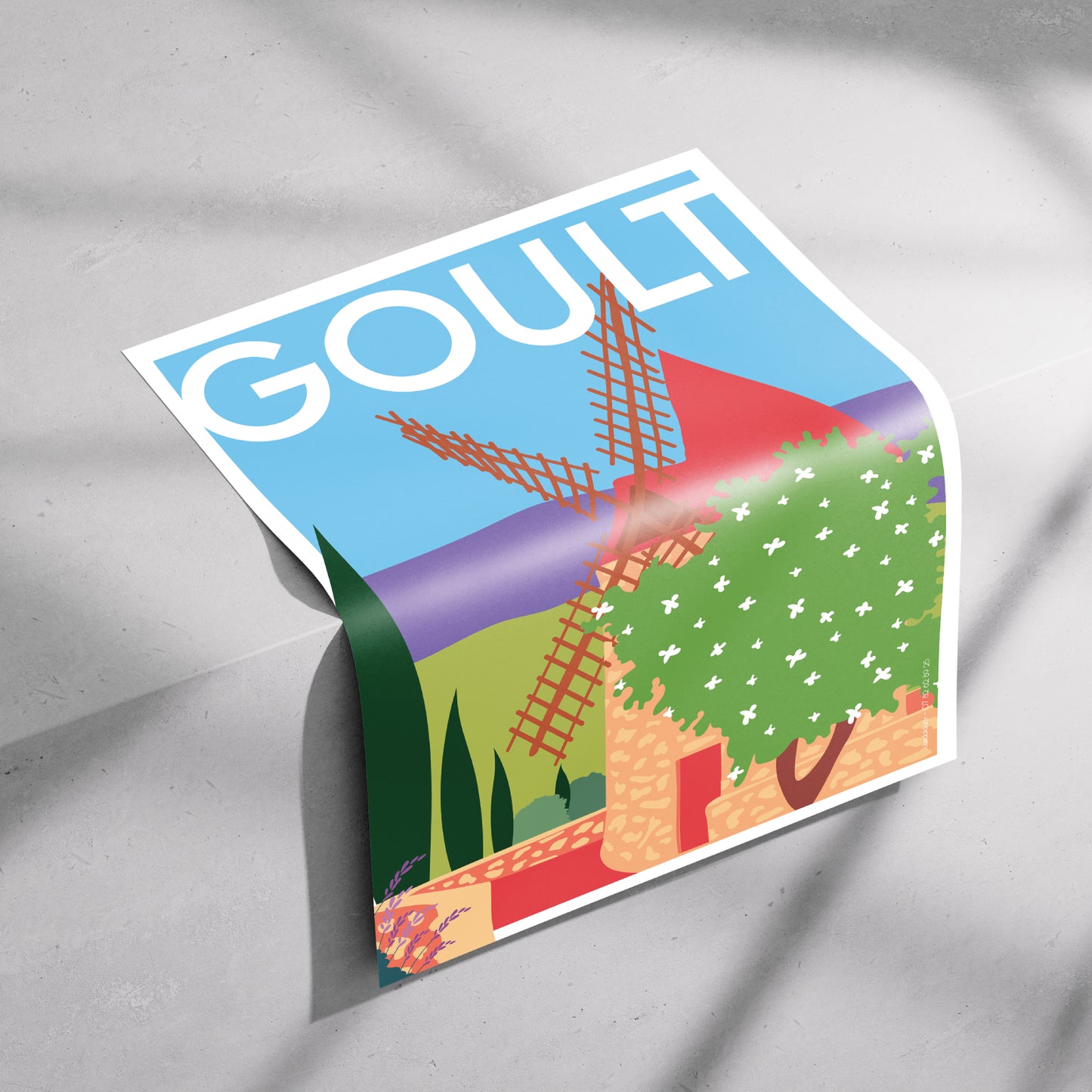 AFFICHE PROVENCE - GOULT 1