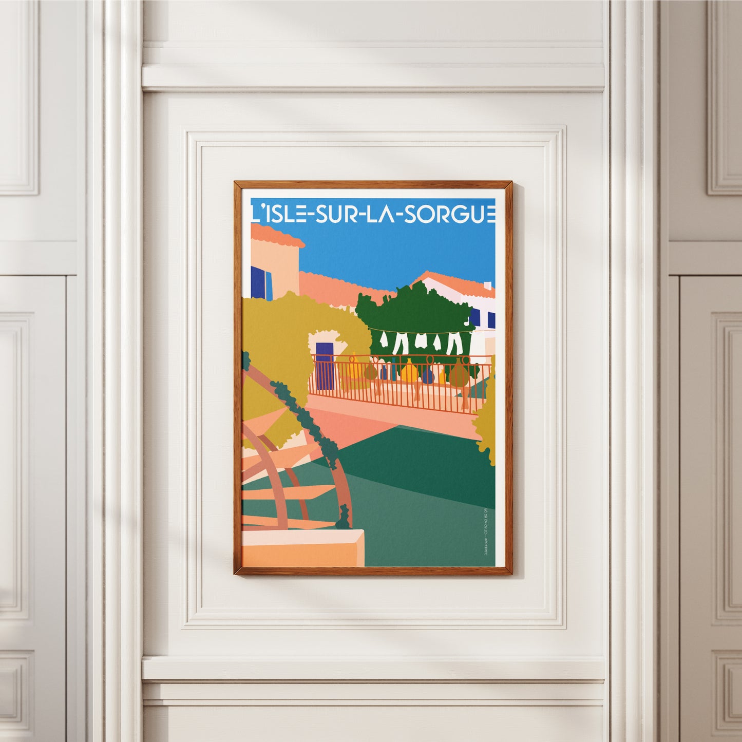 AFFICHE PROVENCE - L'ISLE SUR LA SORGUE 1