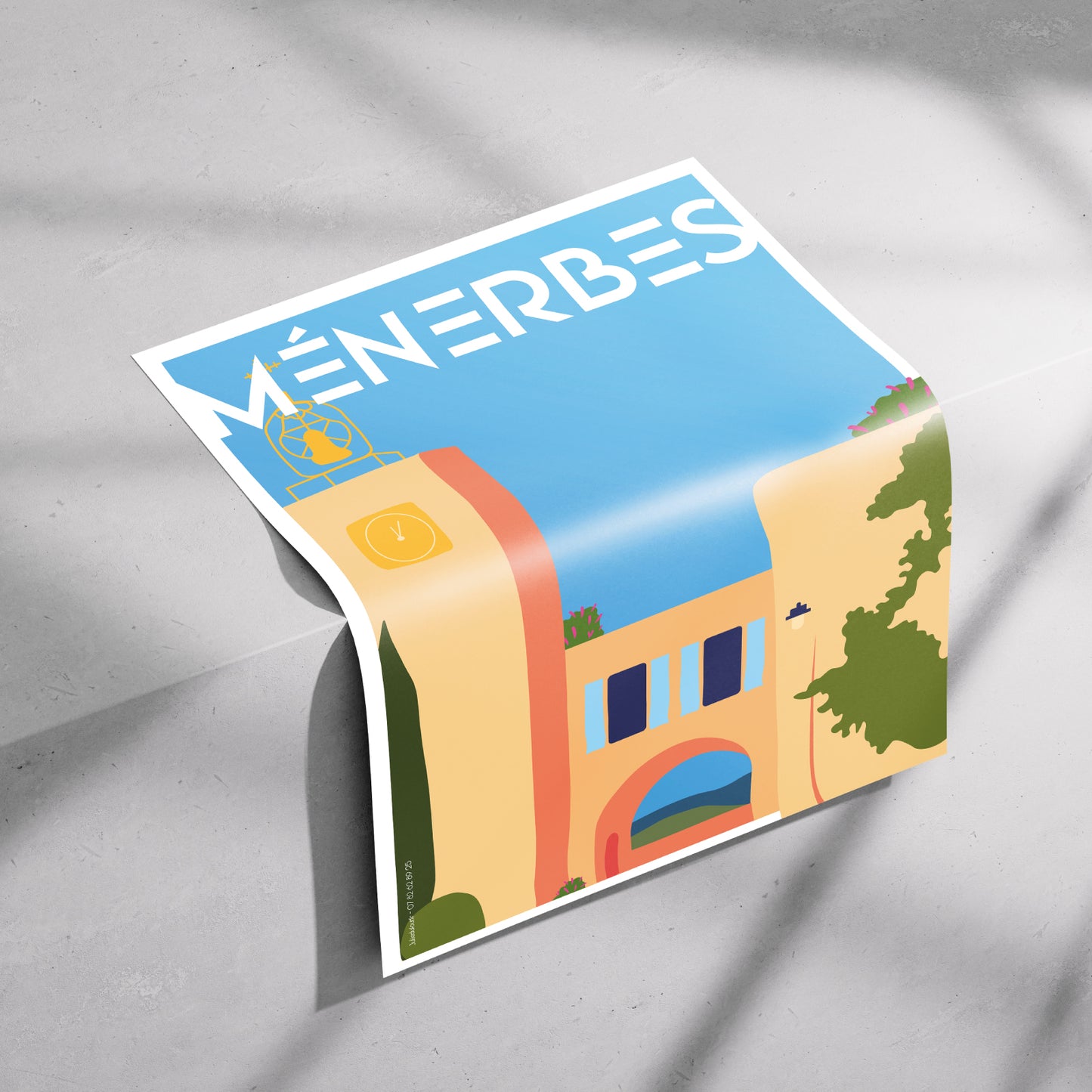 AFFICHE PROVENCE - MÉNERBES 2