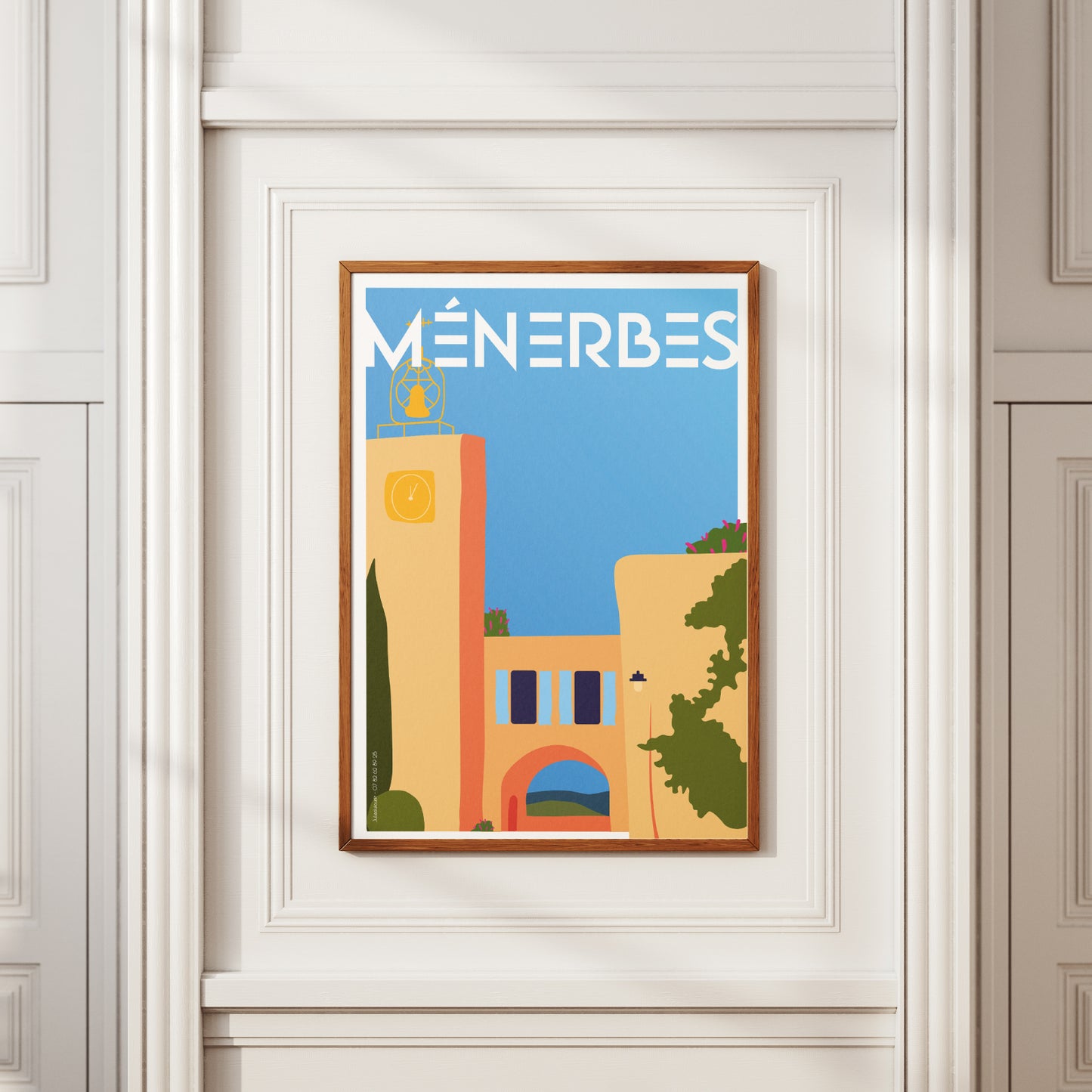 AFFICHE PROVENCE - MÉNERBES 2