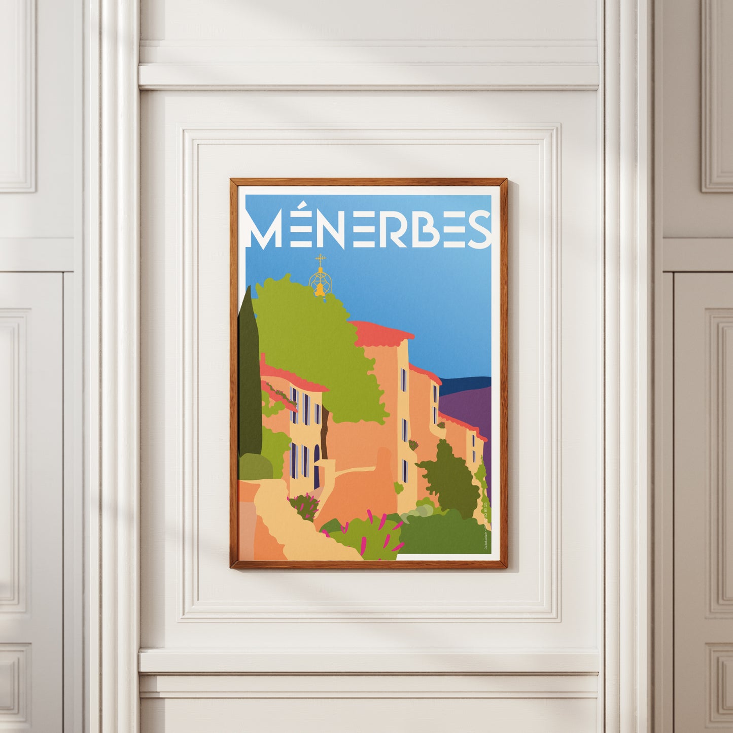 AFFICHE PROVENCE - MÉNERBES 1