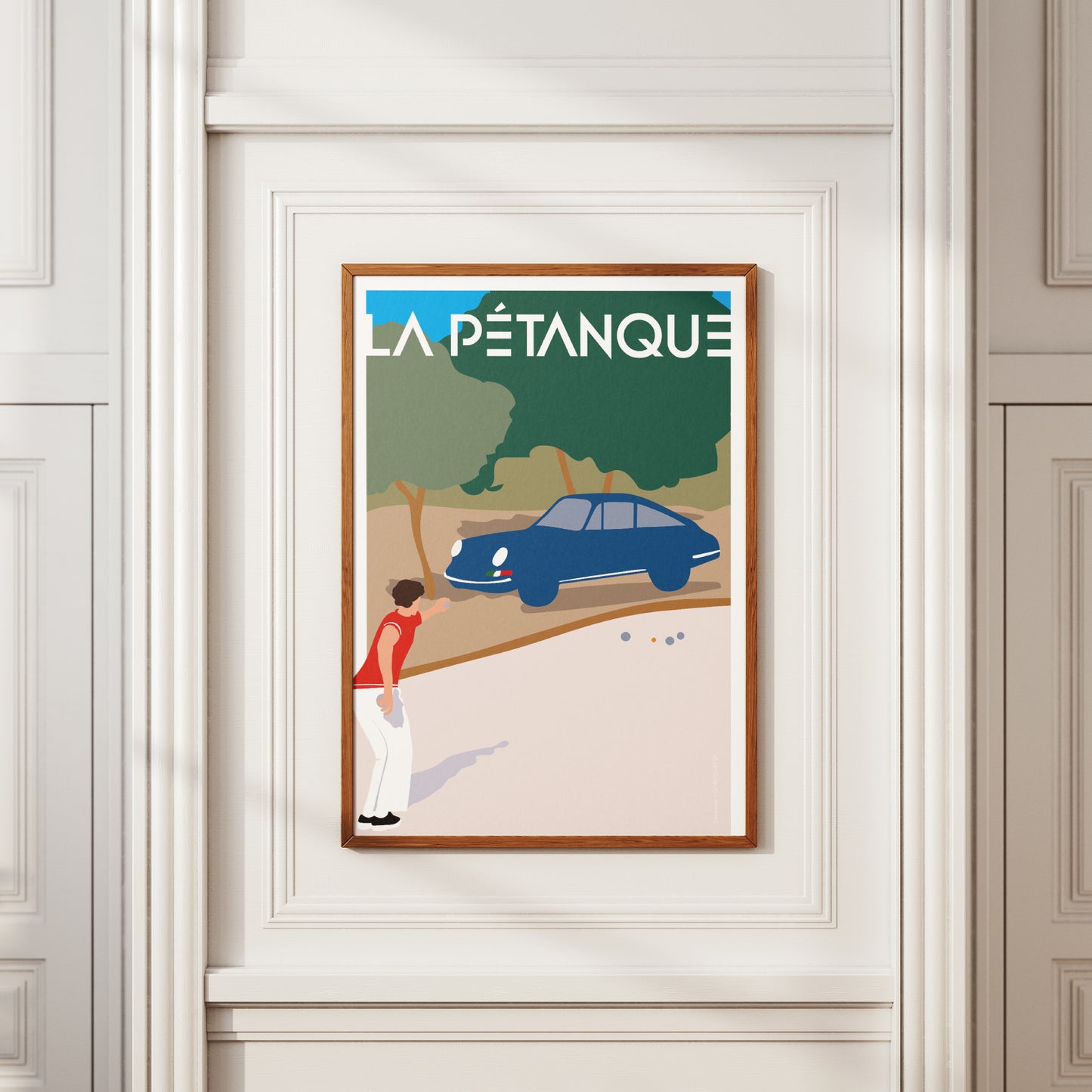 AFFICHE PROVENCE - LA PÉTANQUE