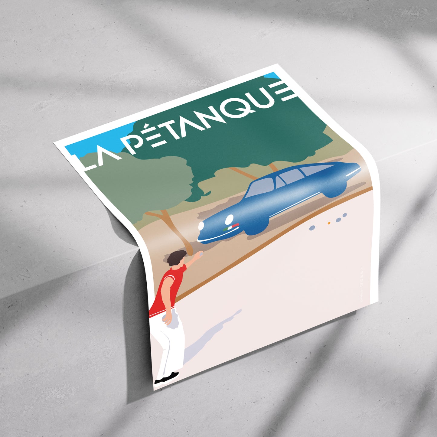 AFFICHE PROVENCE - LA PÉTANQUE