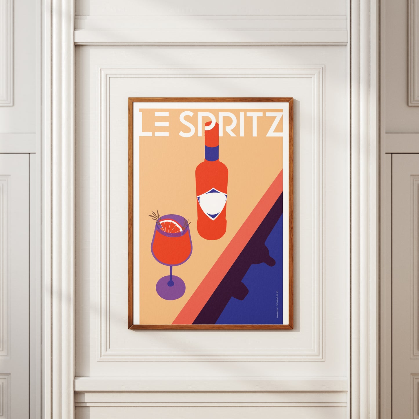 AFFICHE PROVENCE - LE SPRITZ