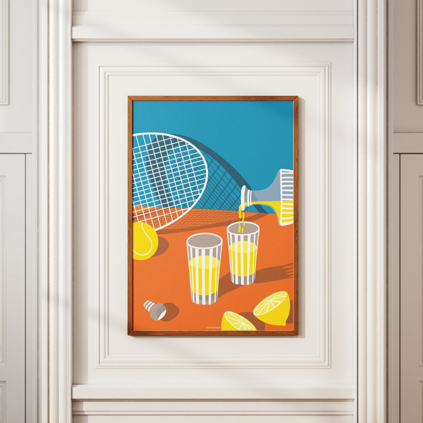 AFFICHE PROVENCE - LE TENNIS