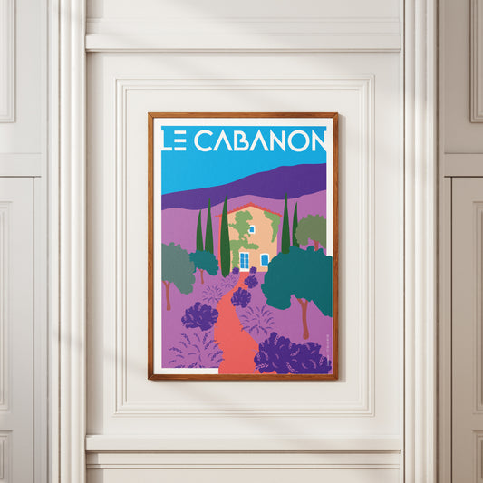 AFFICHE PROVENCE - LE CABANON