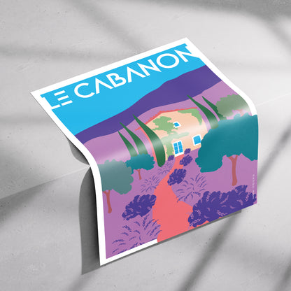 AFFICHE "LE CABANON"