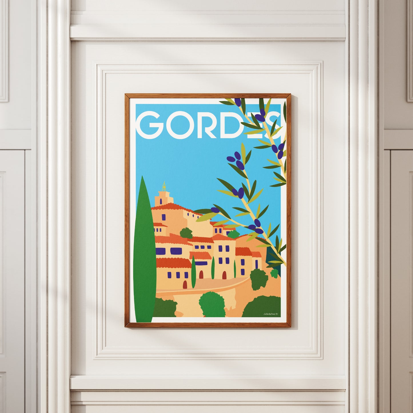 AFFICHE PROVENCE - GORDES 2