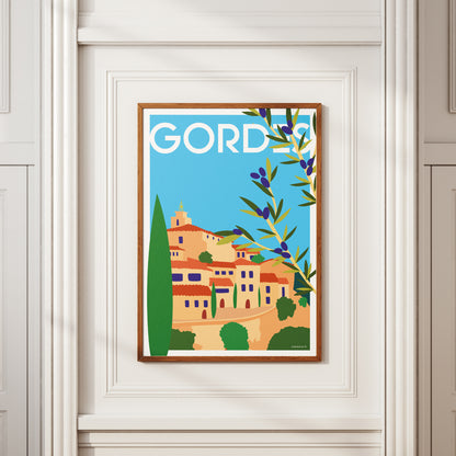 AFFICHE PROVENCE - GORDES 2