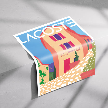 AFFICHE PROVENCE - LACOSTE 1