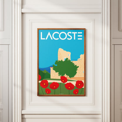 AFFICHE PROVENCE - LACOSTE 2