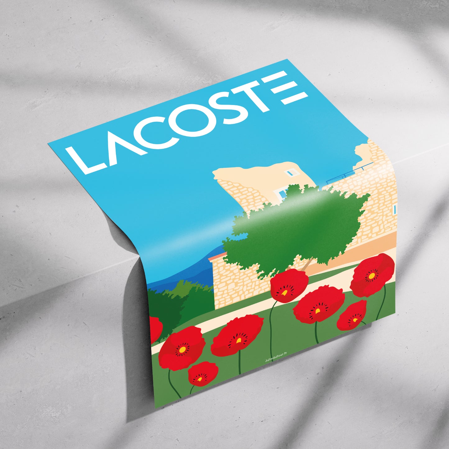 AFFICHE PROVENCE - LACOSTE 2