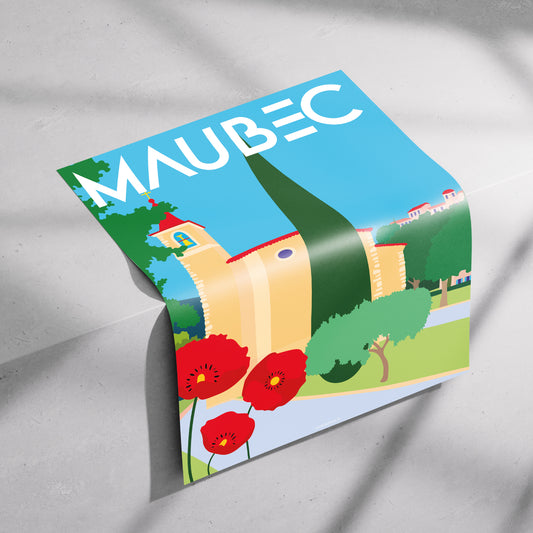 AFFICHE "MAUBEC"