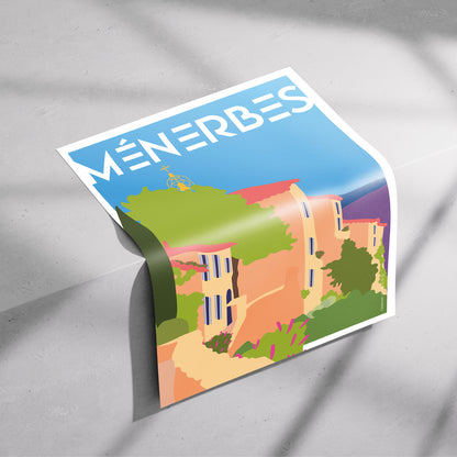 AFFICHE PROVENCE - MÉNERBES 1