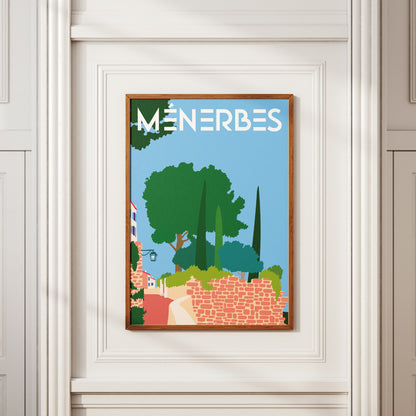 AFFICHE PROVENCE - MÉNERBES 3