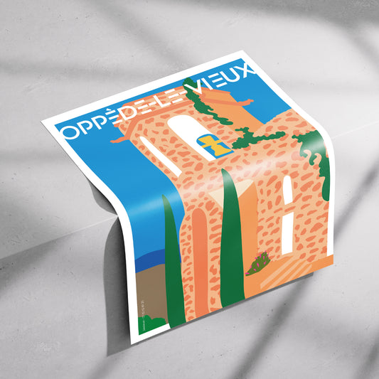 AFFICHE "OPPÈDE LE VIEUX"