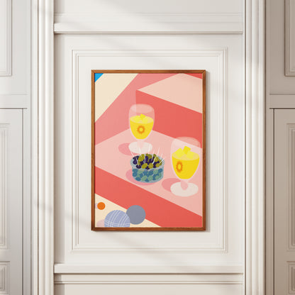 AFFICHE PROVENCE - PASTIS & PÉTANQUE