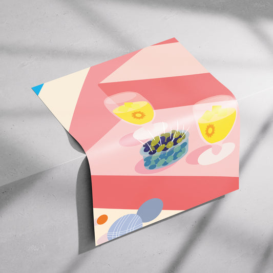 AFFICHE "PASTIS & PÉTANQUE"