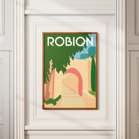 AFFICHE PROVENCE - ROBION 1