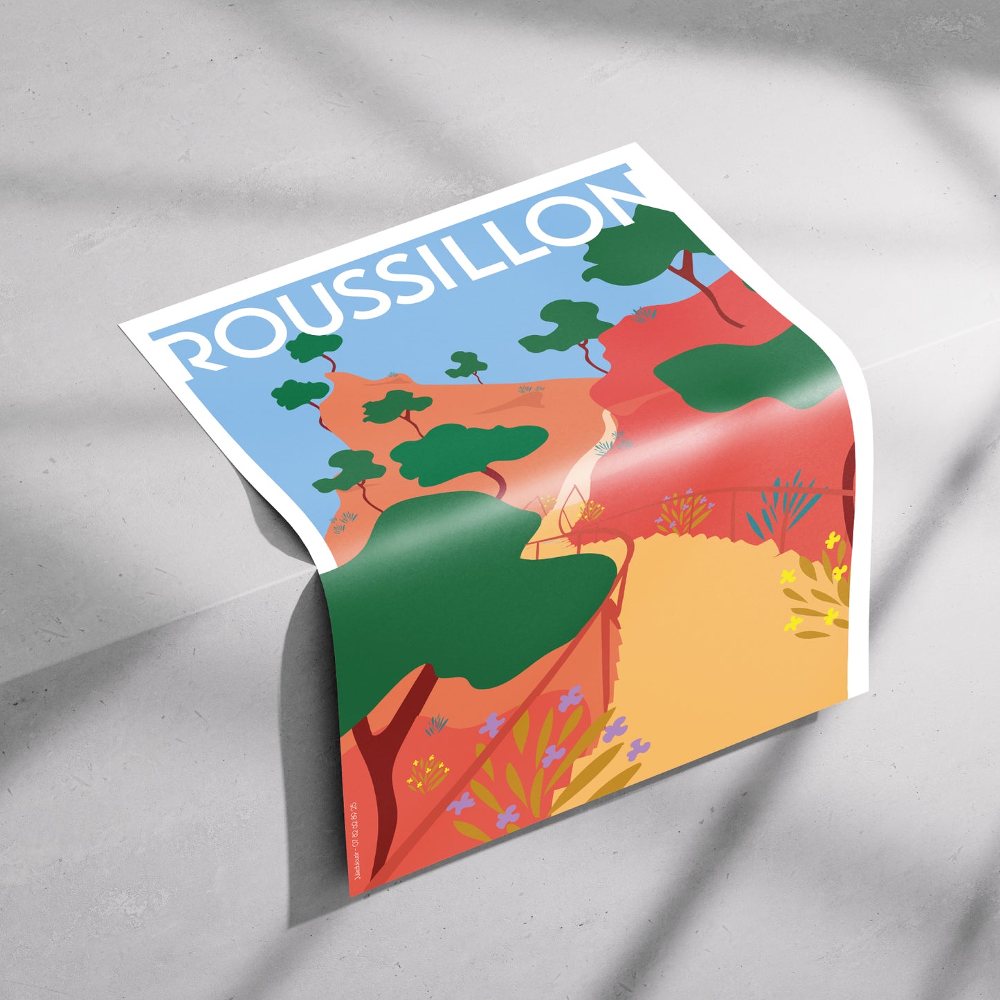 AFFICHE PROVENCE - ROUSSILLON 1