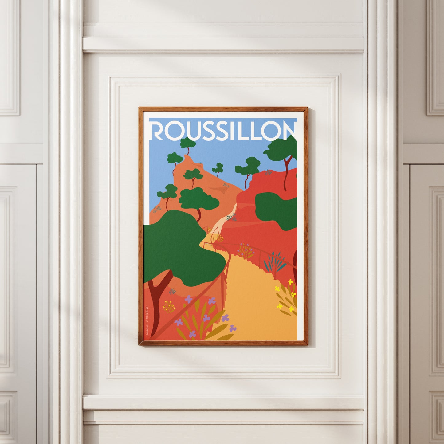AFFICHE PROVENCE - ROUSSILLON 1