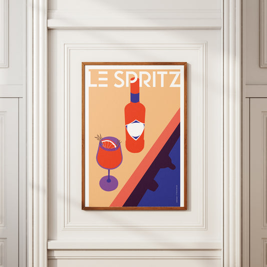 AFFICHE PROVENCE - LE SPRITZ